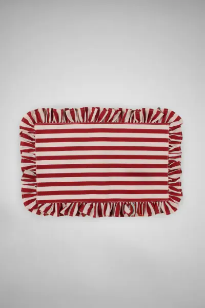 Ellie dekkebrikke røde striper