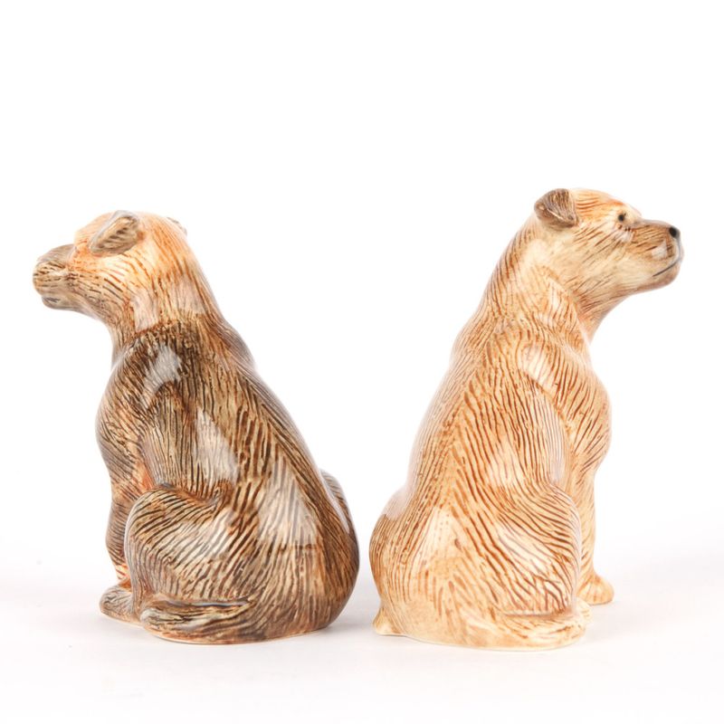 Quail Border Terrier salt og pepper-sett