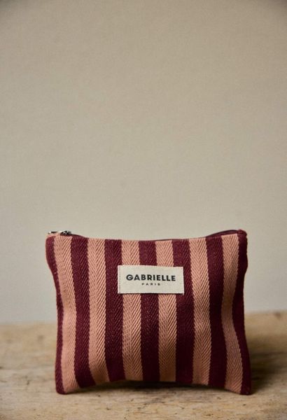 Pouch Rayures Garance