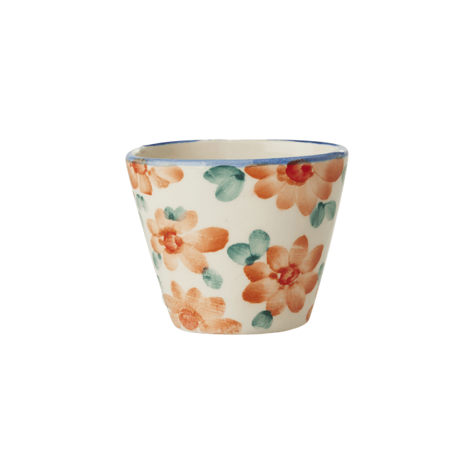 Hovedbilde Rice Oval espressokopp orange blomster