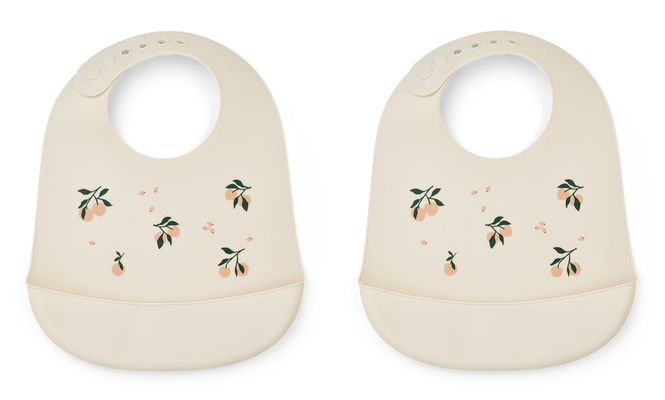 Hovedbilde Liewood Tilda 2pk silikonsmekke Peach / Sea shell ...