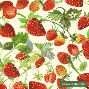 Hovedbilde Emma Bridgewater Strawberries Cream servietter