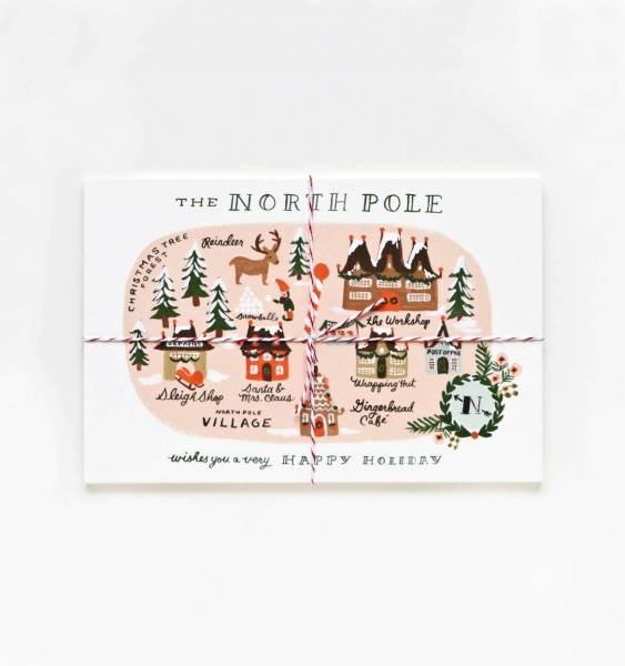 Rifle Paper Co North Pole 10pk julekort 
