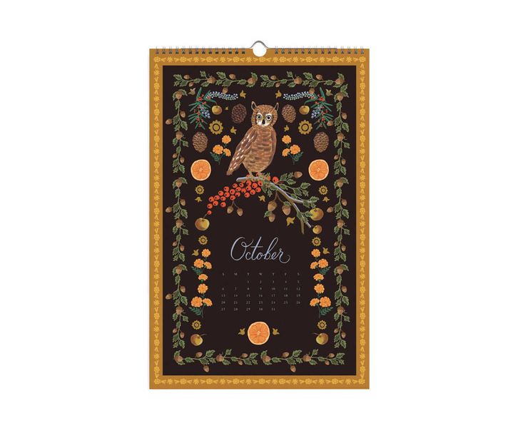 Rifle Paper Co 2026 Flora veggkalender