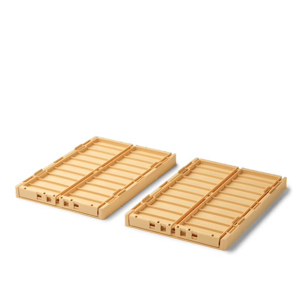 Liewood Weston M foldekasse 2pk Lemon yellow