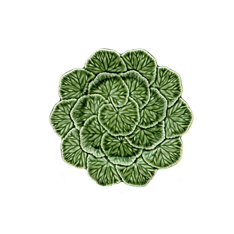 Bordallo Leaf asjett 22cm grønn