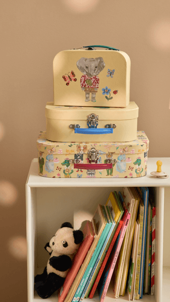 Rice Koffertsett gul