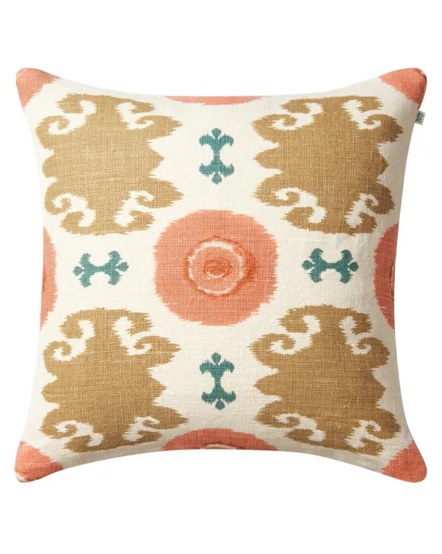 Chhatwal & Jonsson Mahal Rose/Apricot Orange/Khaki/Heaven Blue p
