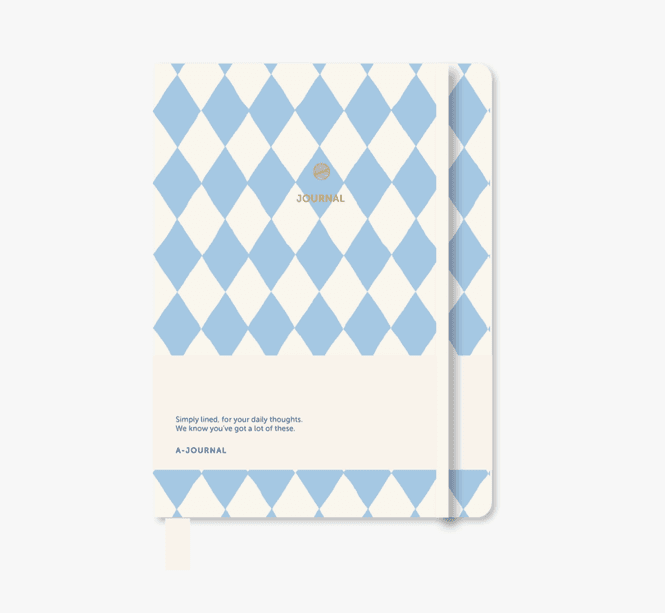 Hovedbilde Notebook Checkered Circus Blue White