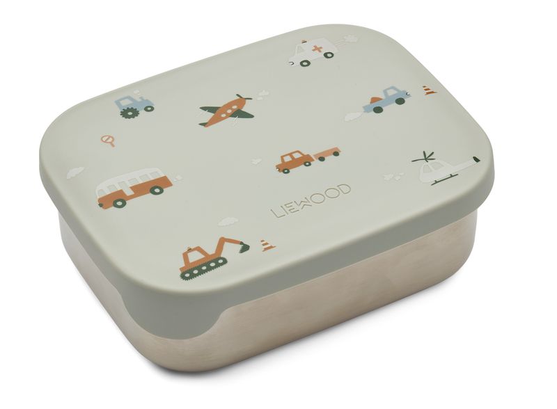 Liewood Arthur matboks Vehicles/dove blue mix