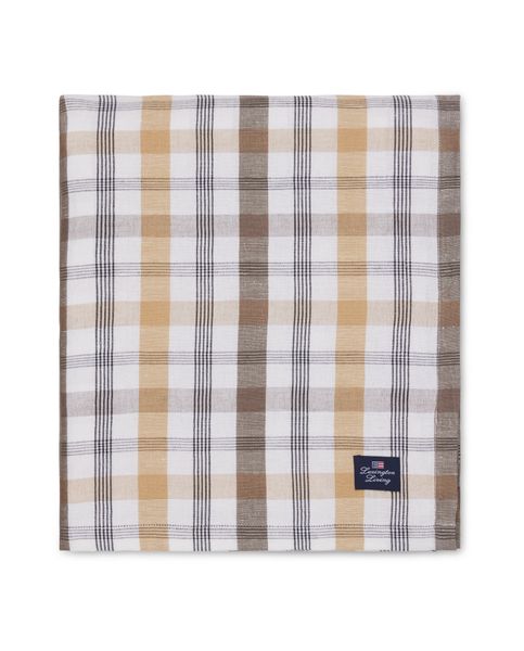 Lexington Checked Linen/Cotton duk 150x350