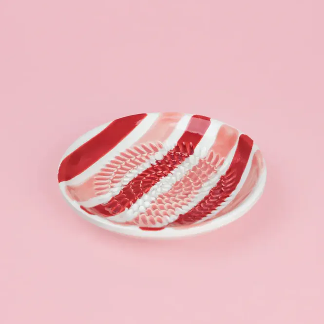 Hovedbilde Skål med rasp rosa/rød S