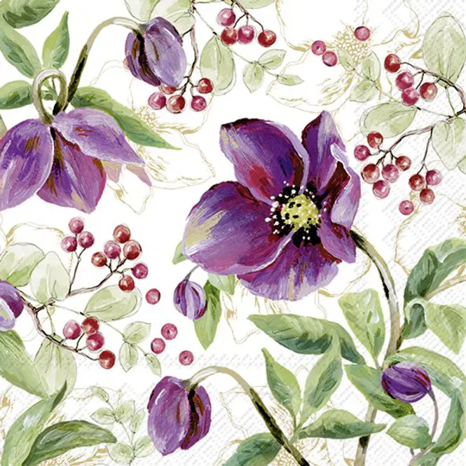 Hovedbilde Rose Noel servietter