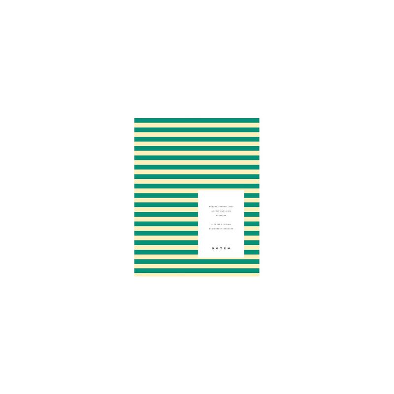 ALVA Journal 2027 Medium Green Stripes