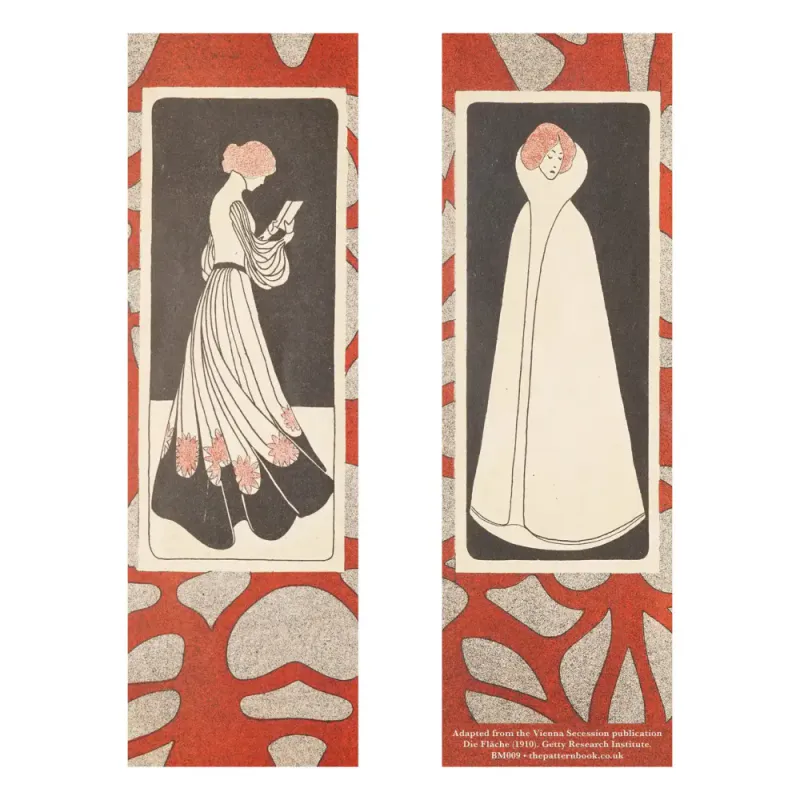 The Pattern Book Vienna Secession Illustrations bokmerke 3pk