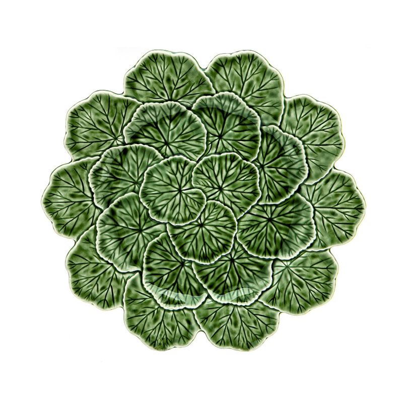 Bordallo Leaf tallerken 33cm grønn