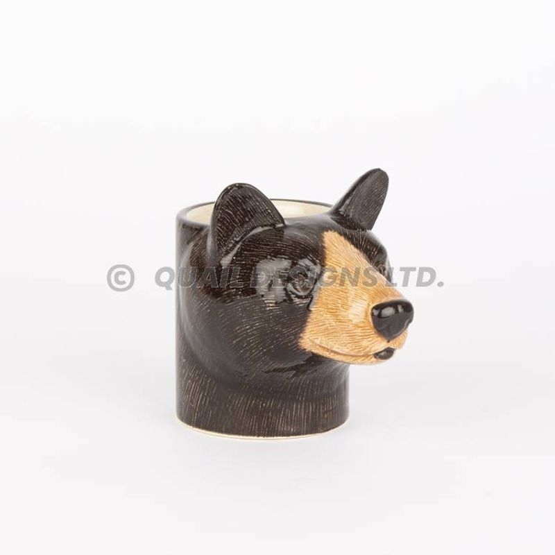 Quail Black Bear Mini Pot