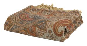 Hovedbilde Pledd Paisley Burnt Orange