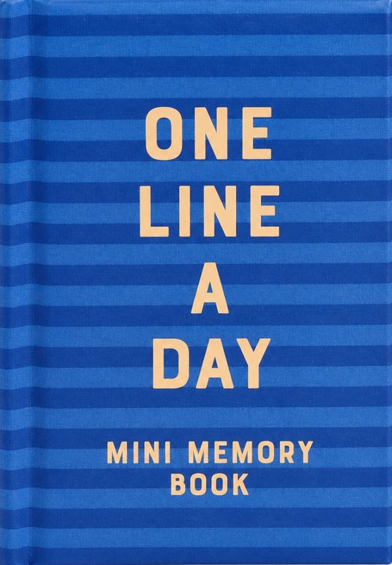 Navy Stripes Mini One Line a Day