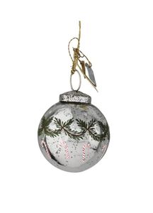 Hovedbilde Walther & Co Glasskule Candy Cane 10cm