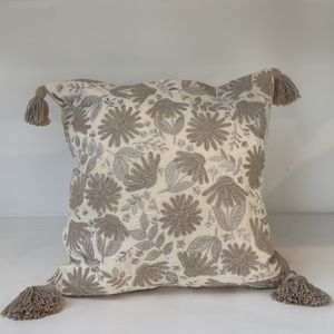 Hovedbilde Kota velour putetrekk offwhite/beige 45x45