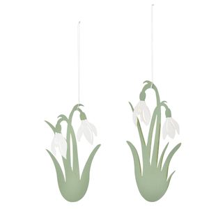 Hovedbilde Papirpynt Sn&oslash;klokker H11/13cm