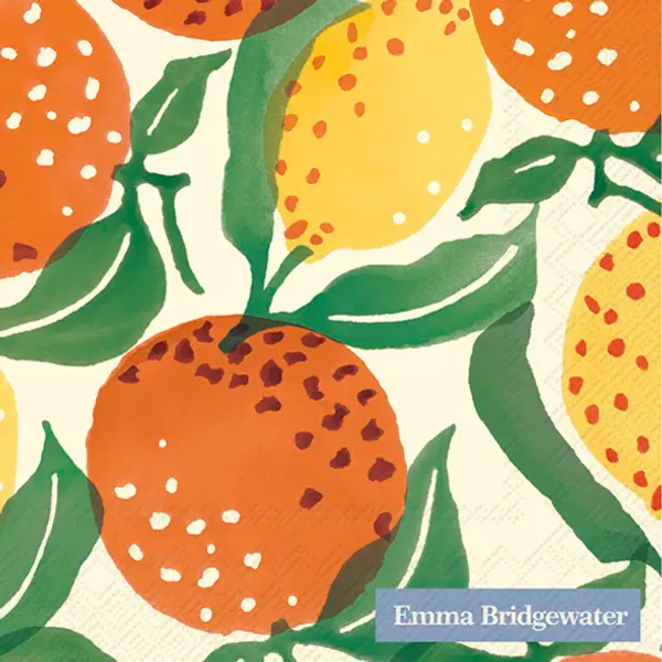 Emma Bridgewater Oranges And Lemons kaffeservietter