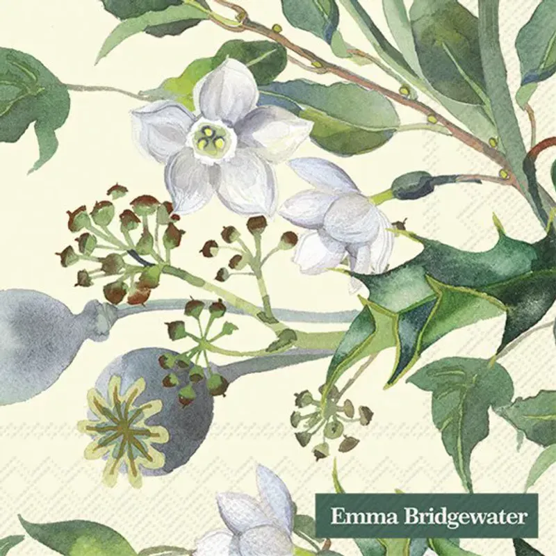 Emma Bridgewater Winter Flowers kaffeservietter