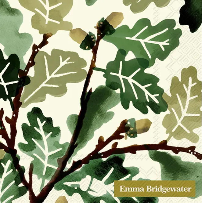 Hovedbilde Emma Bridgewater Oak Cream kaffeservietter
