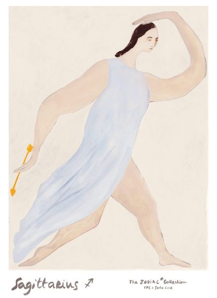 TPC Sofia Lind, Sagittarius/Skytten 30x40 cm