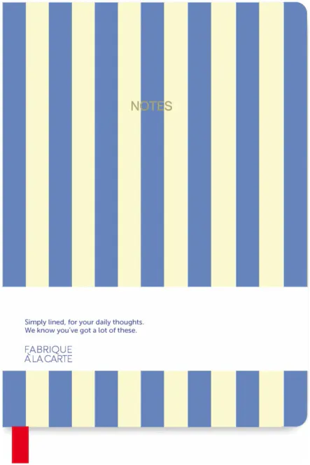 Hovedbilde Fabrique Notebook Stripes Lavender