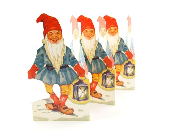 Hovedbilde Papirlengde Nisse med lykt