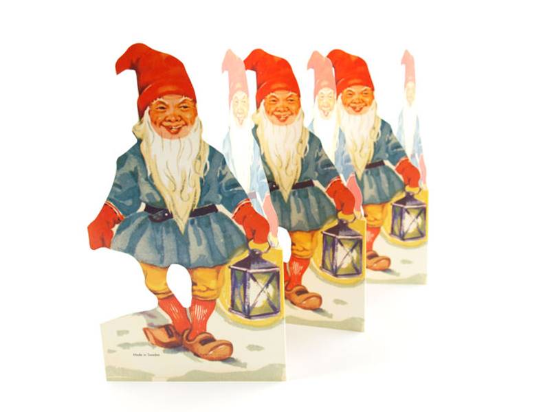 Papirlengde Nisse med lykt