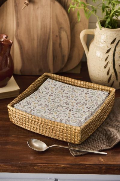 Ib Laursen middagsserviett H&oslash;stblader