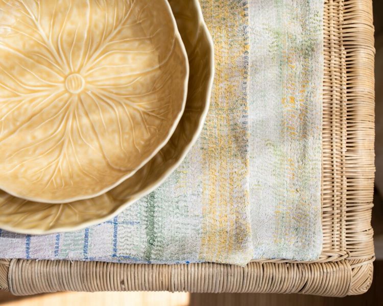 Bordallo sk&aring;l 29 cm gul