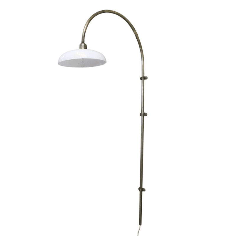 Vegglampe Sofia Hvit/Messing