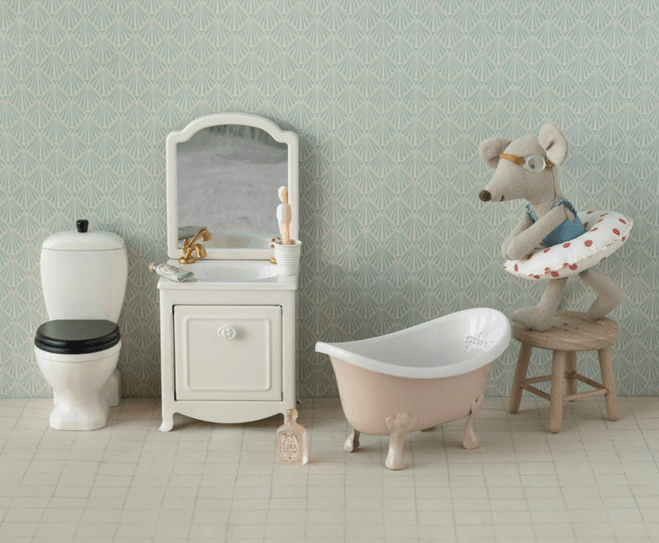 Maileg Bathtub Mouse Rose