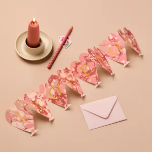 Hovedbilde Heart Concertina 'I Love You' Minikort