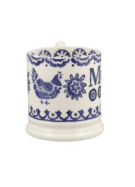 Emma Bridgewater Krus Blue Hen & Border Mum