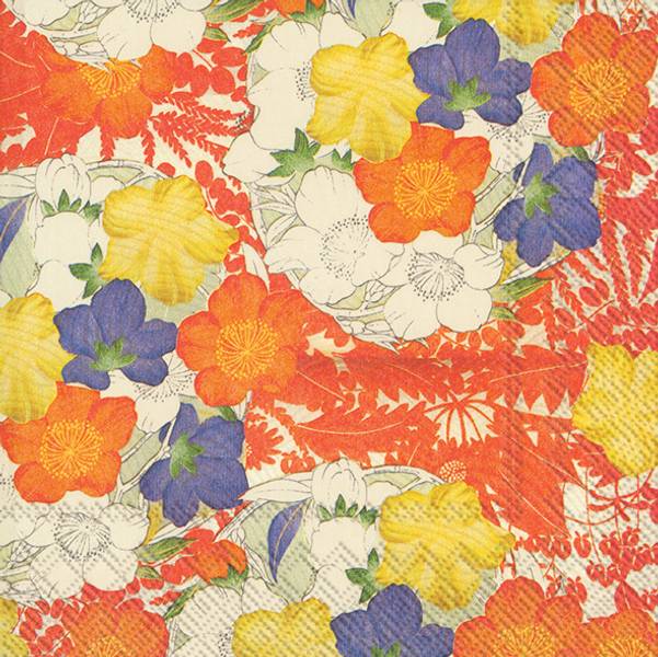 Ihr kaffeservietter Kimono Flowers