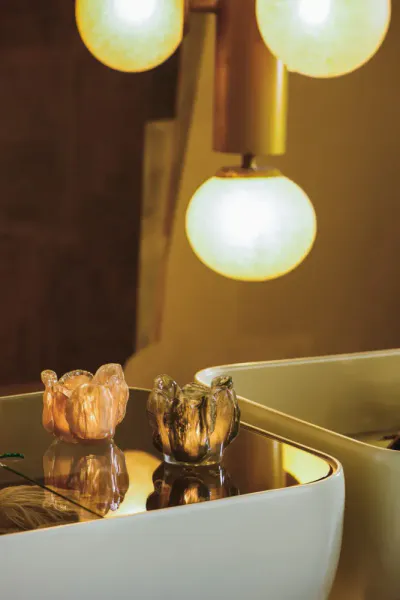 Olsson & Jensen Anita telysholder gr&oslash;nn