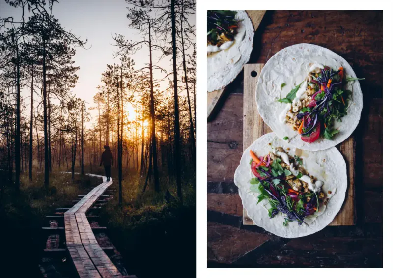 Food in the Woods, Vegetarian recipes from easy snacks to hiking meals, Saara Atula