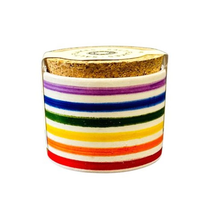 Hovedbilde Salt Flakes Regnbue Keramikkrukke 55g