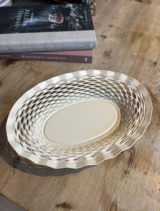 Hovedbilde Br&oslash;dkurv oval liten krem