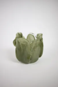 Hovedbilde Olsson & Jensen Anita telysholder gr&oslash;nn