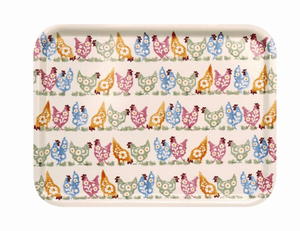 Hovedbilde Emma Bridgewater Polka Chickens brett