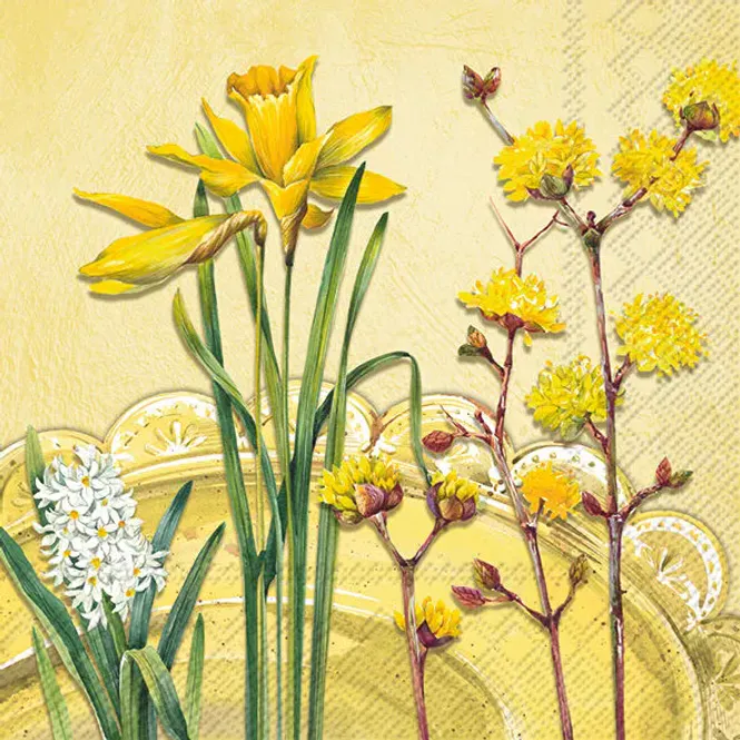 Hovedbilde Ihr servietter Nancy yellow lunch