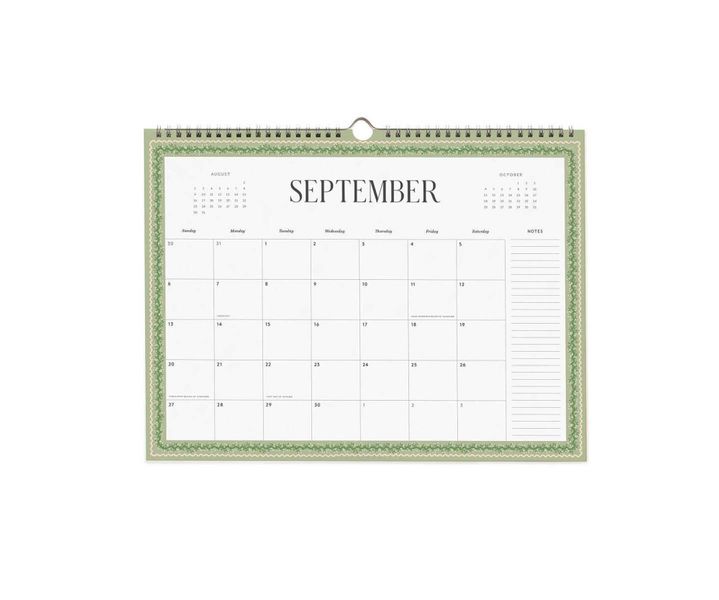 Rifle Paper Co 2026 Wildwood Appointment veggkalender