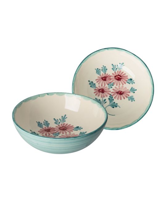 Hovedbilde Rice Salatskål rosa blomster