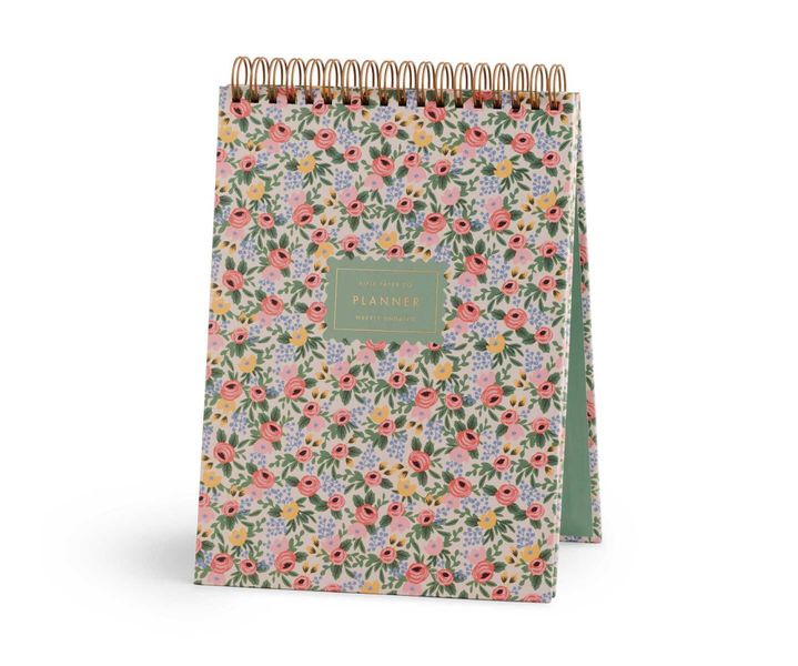 Rifle Paper Co Rosa Desktop Weekly Planner